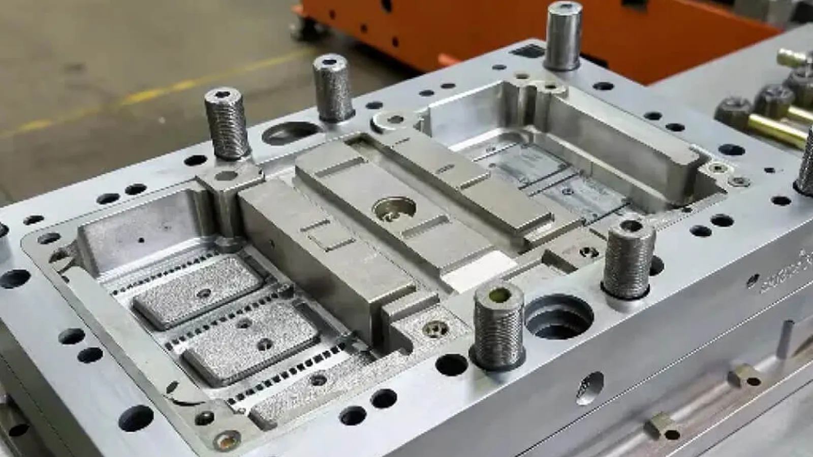 Engineering-grade molded parts on the production table