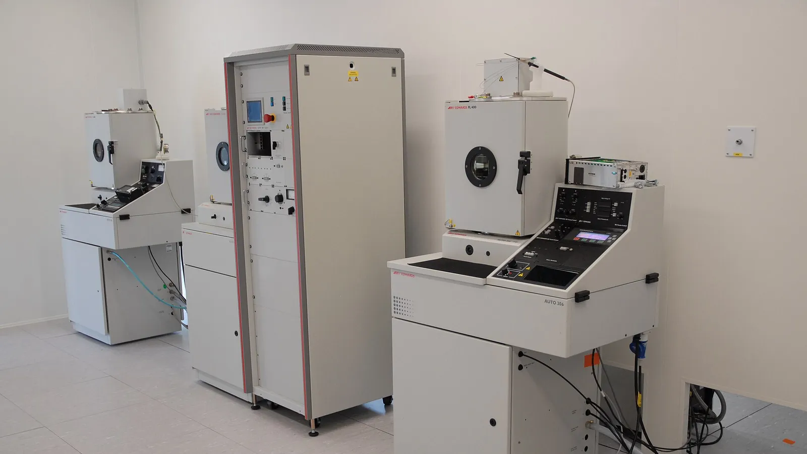 Twin PVD coating cabinets with operator touchscreen